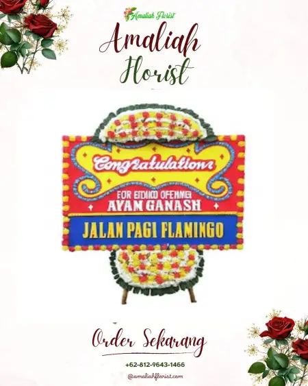 Sewa Papan Bunga Koper